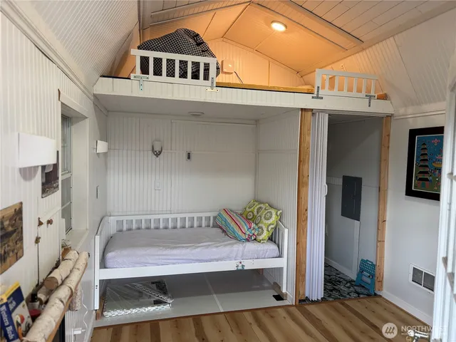 a view of an ocean and beach