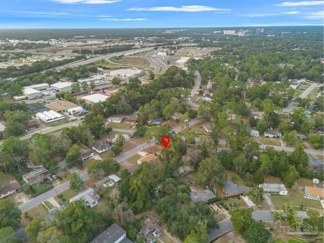 a backyard of a house