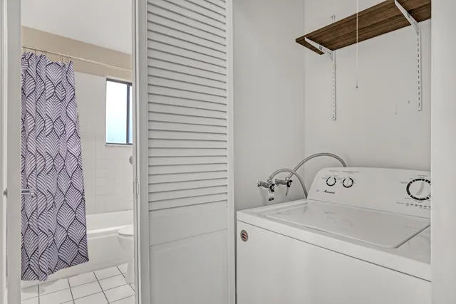 a view of an empty room