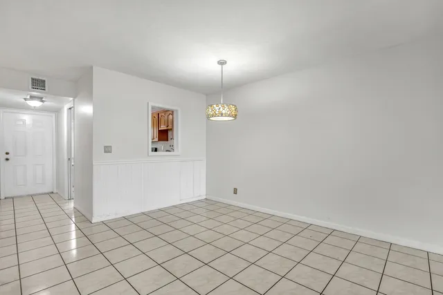 a view of an empty room