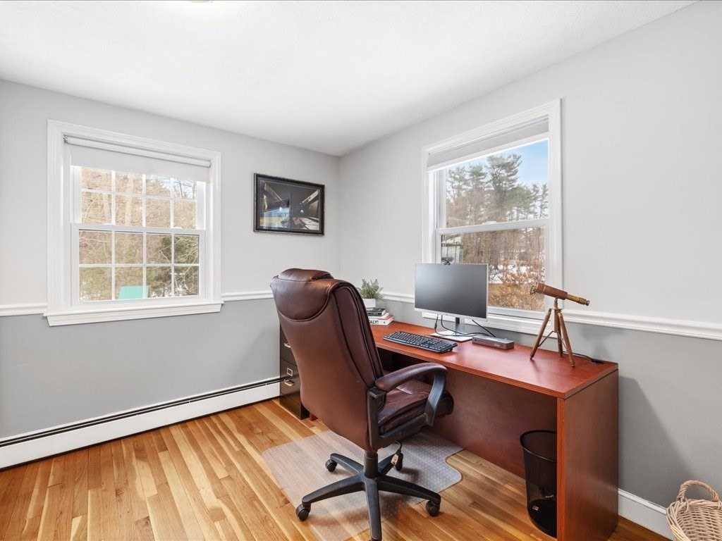 1 Scott Street Medfield, MA 02052 - Photo 25 of 42 a view of a workspace with furniture and a window