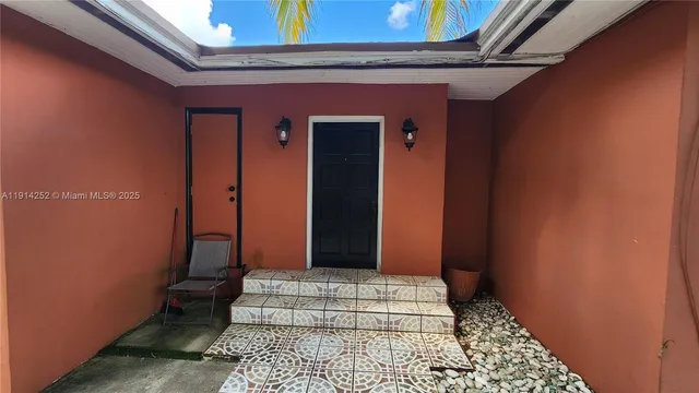 a view of an entryway