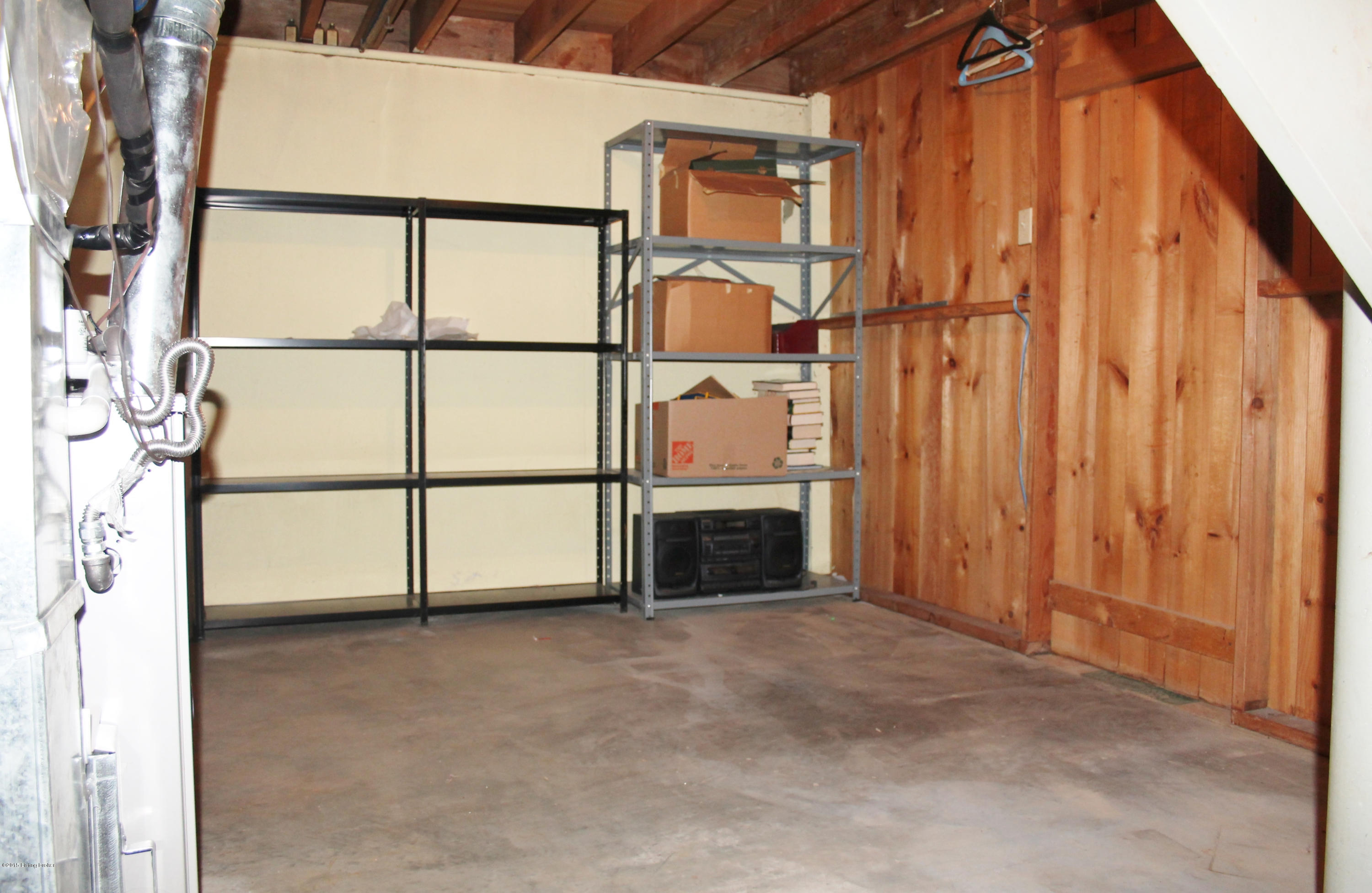 8909 Blue Lick Road Louisville, KY 40219 - Photo 38 of 46 Basement storage area