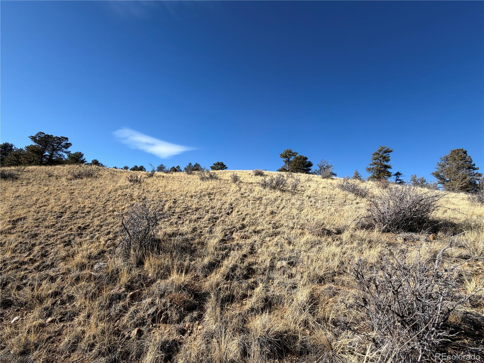 Oak Street Hartsel, CO 80449 - Photo 5 of 12 a view of mountain with sunset in background