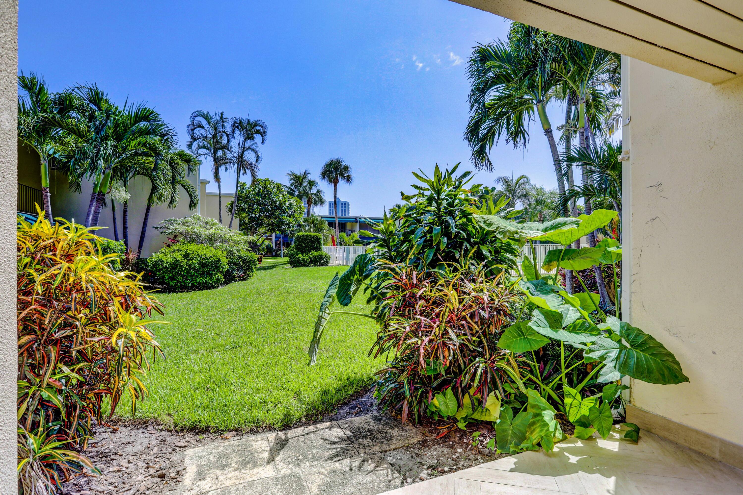 394 Golfview Road, Unit F North Palm Beach, FL 33408 - Photo 42 of 73 a view of a plant in a garden
