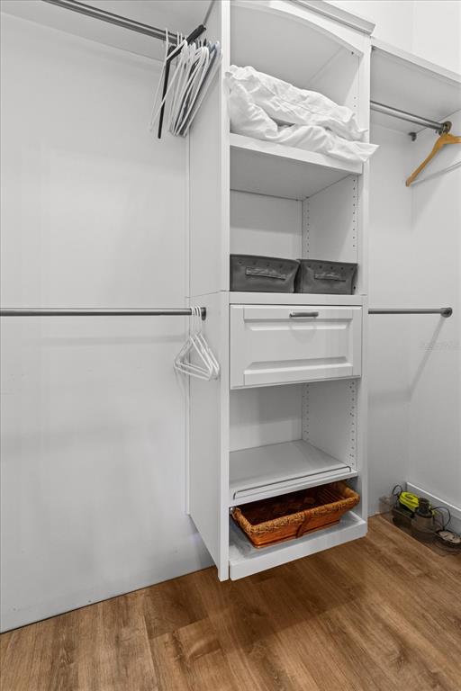 5328 Riverside Drive Yankeetown, FL 34498 - Photo 27 of 46 a view of walk in closet with empty racks