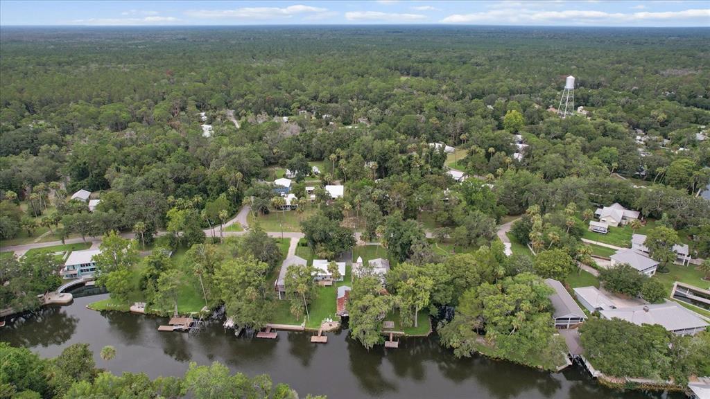5328 Riverside Drive Yankeetown, FL 34498 - Photo 35 of 46 an aerial view of residential houses with outdoor space and trees