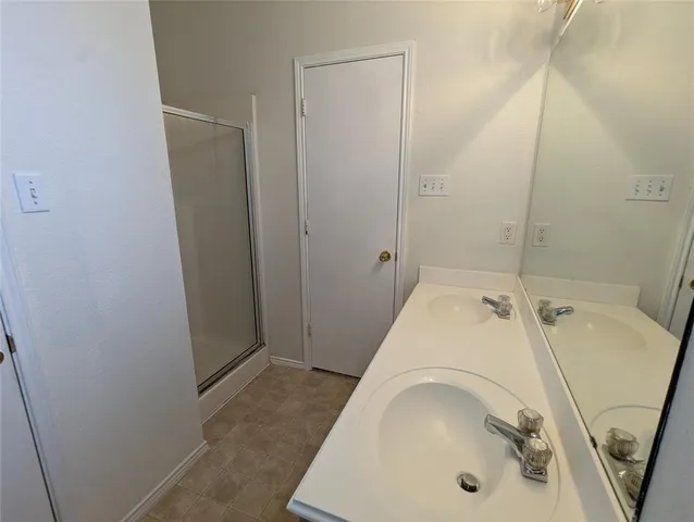 a bathroom with a sink and a tub