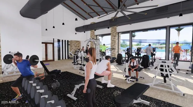 a view of a lake with outdoor space