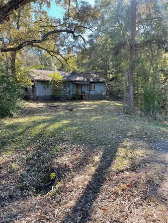 a backyard of a house
