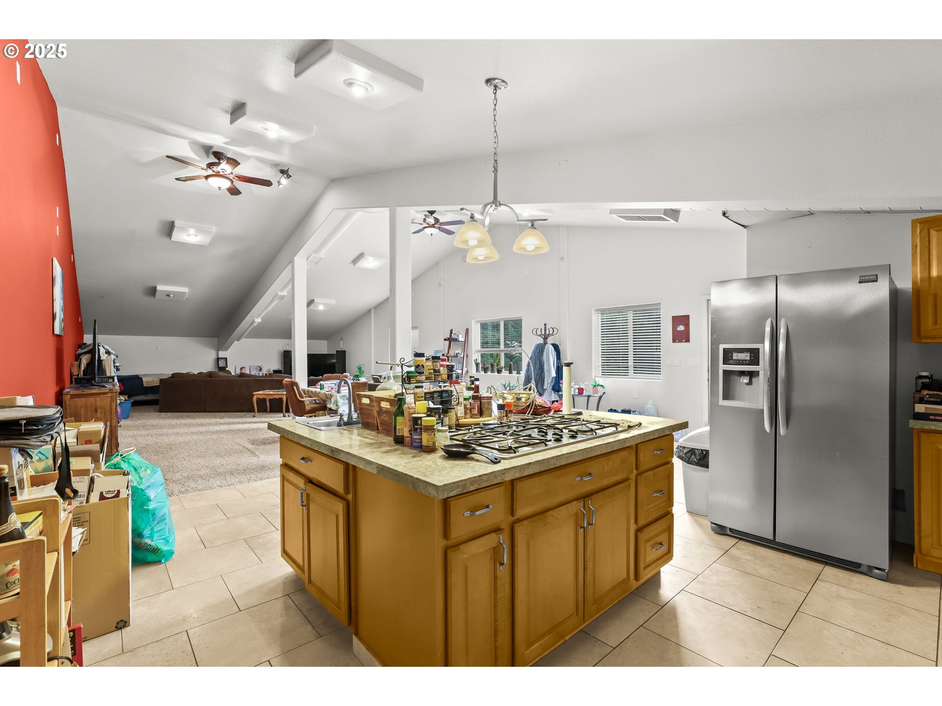 33685 Southeast Kelso Road Boring, OR 97009 - Photo 7 of 32 a kitchen with a stove and a view of living room
