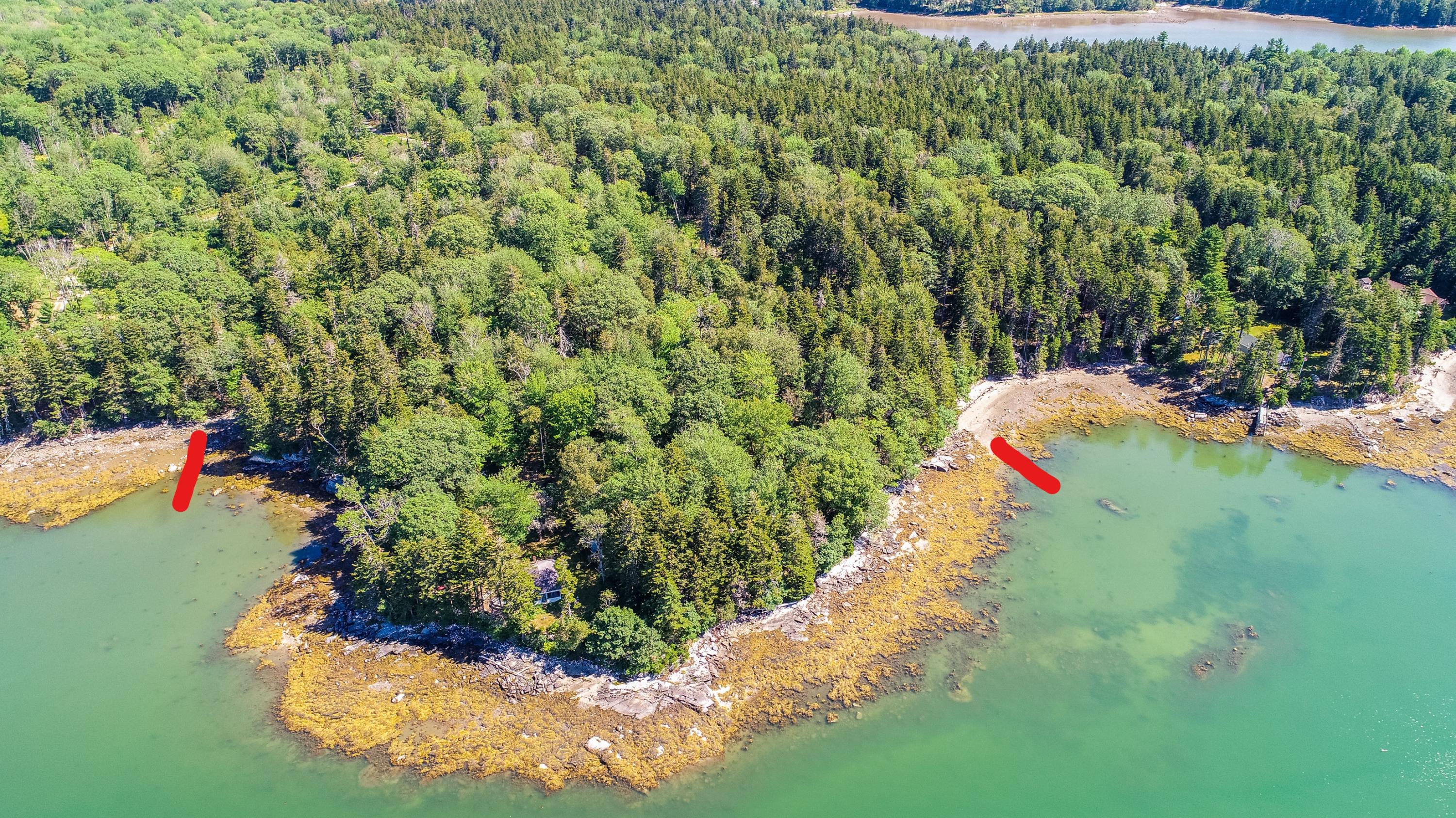 183 Snows Point Road Tenants Harbor, ME 04860 - Photo 25 of 34 Shore Line Marks
