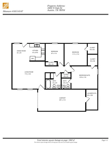 $2,100 | 3402 South Oak Drive, Unit B, Austin, TX 78704