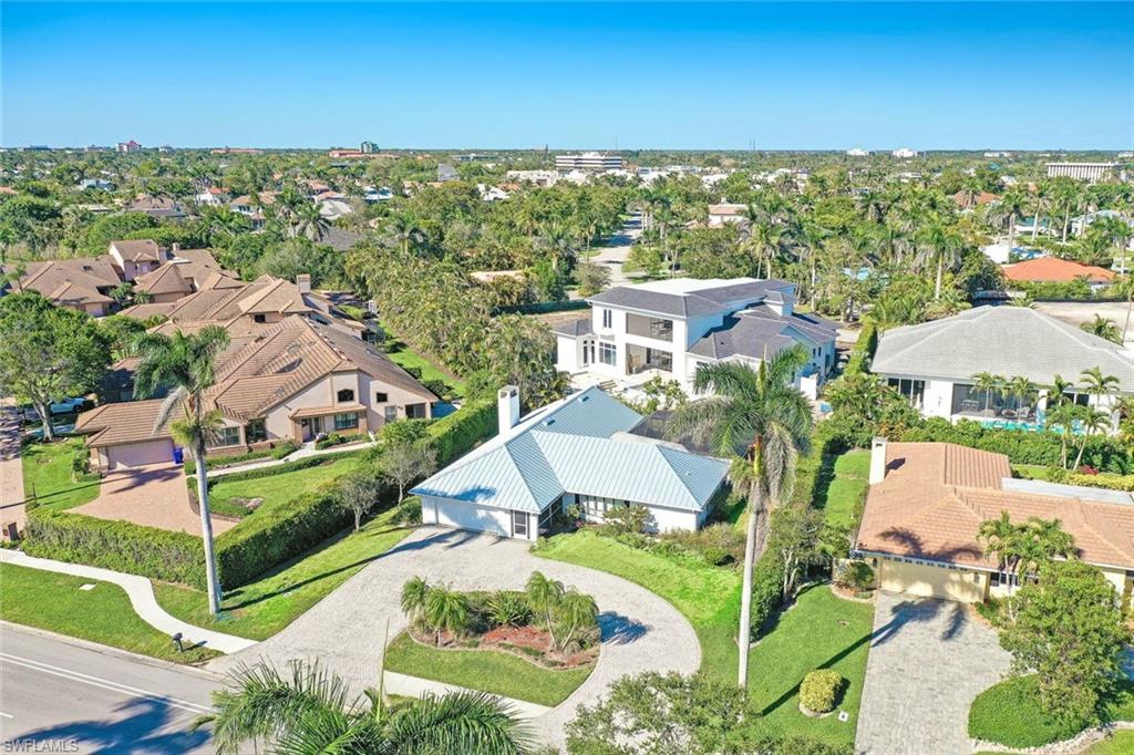 601 Park Shore Drive Naples, FL 34103 - Photo 5 of 18 an aerial view of residential houses with outdoor space and ocean view