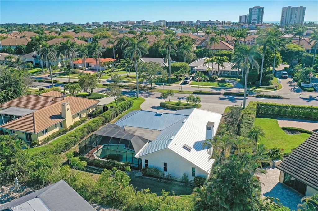 601 Park Shore Drive Naples, FL 34103 - Photo 6 of 18 an aerial view of residential houses with outdoor space and river view