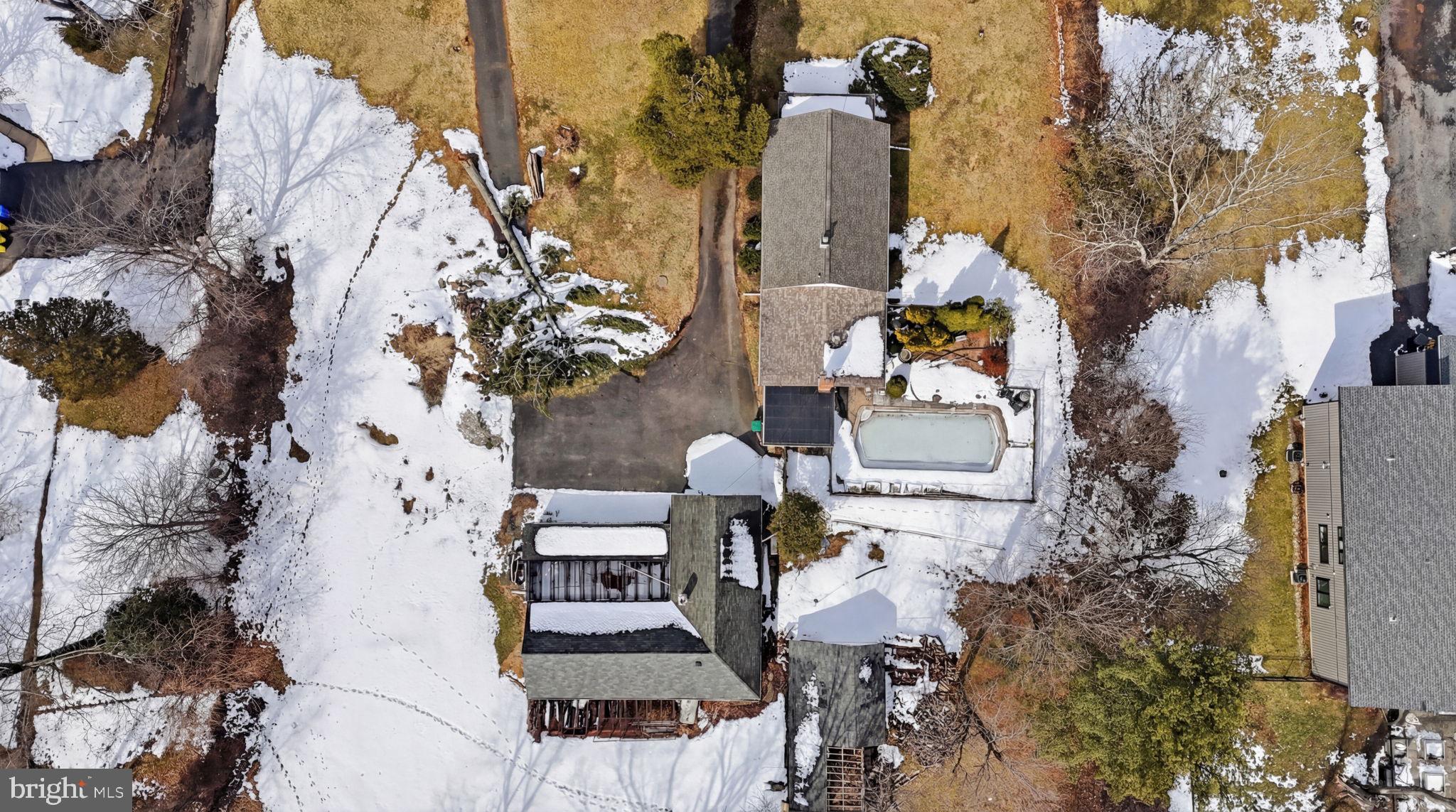 186 Pennington - Harbourton Road Pennington, NJ 08534 - Photo 18 of 20 a bird view of the house