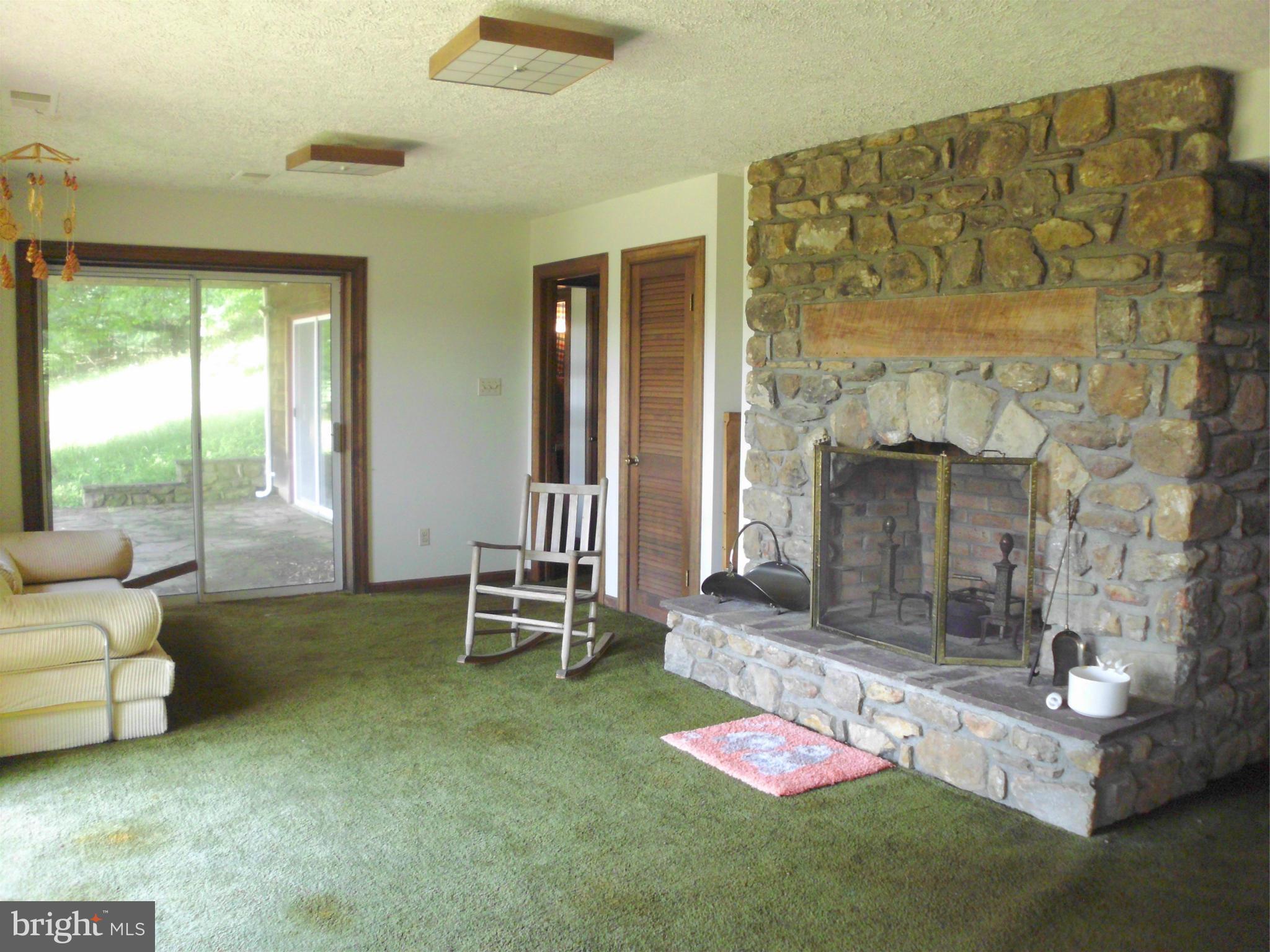 6594 Swains Road Marshall, VA 20115 - Photo 7 of 28 a living room with furniture and a fireplace