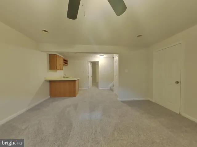 a view of an empty room