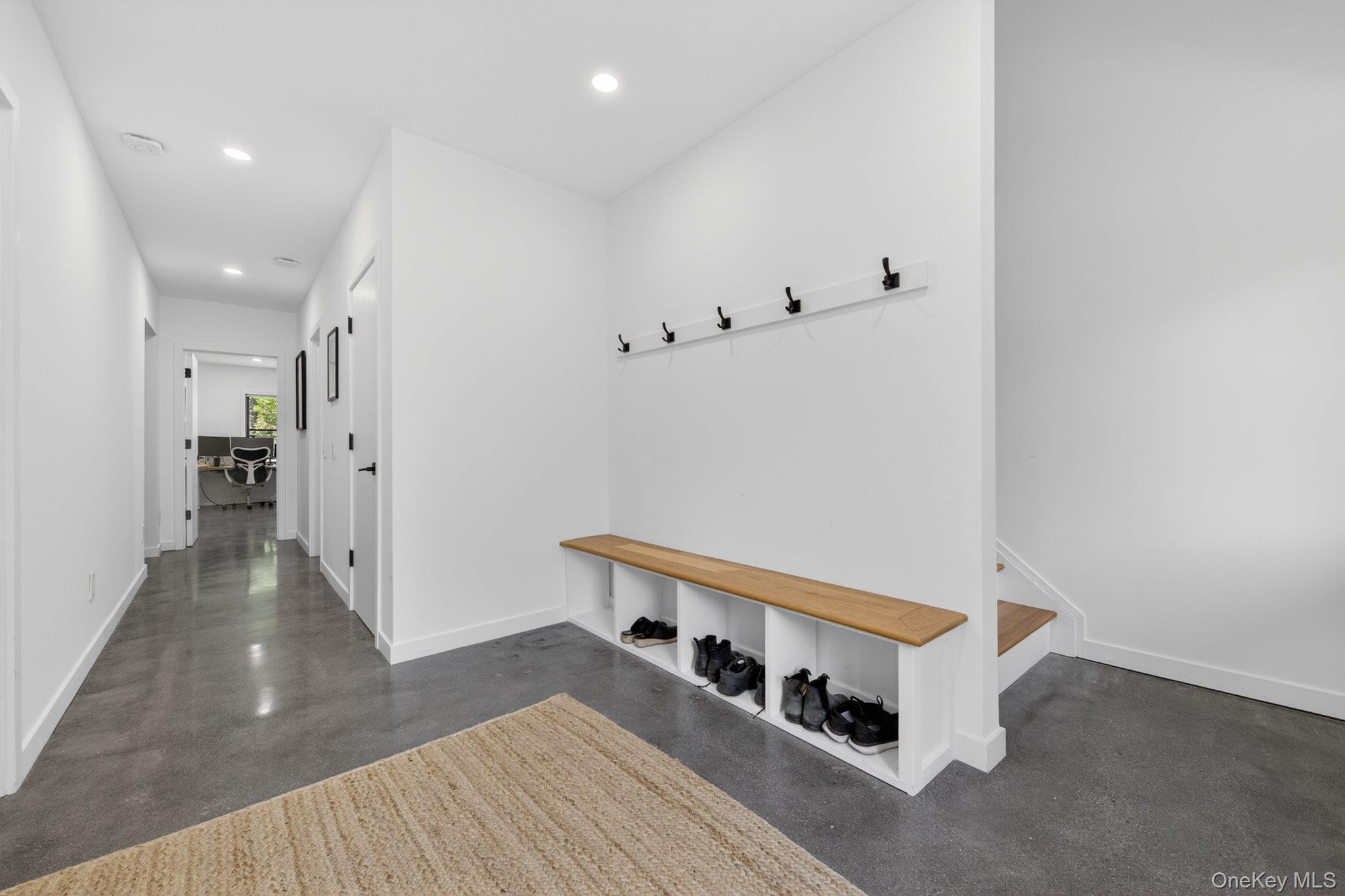 739 Old Post Road New Paltz, NY 12561 - Photo 5 of 47 Entryway featuring a built-in bench with storage cubbies
