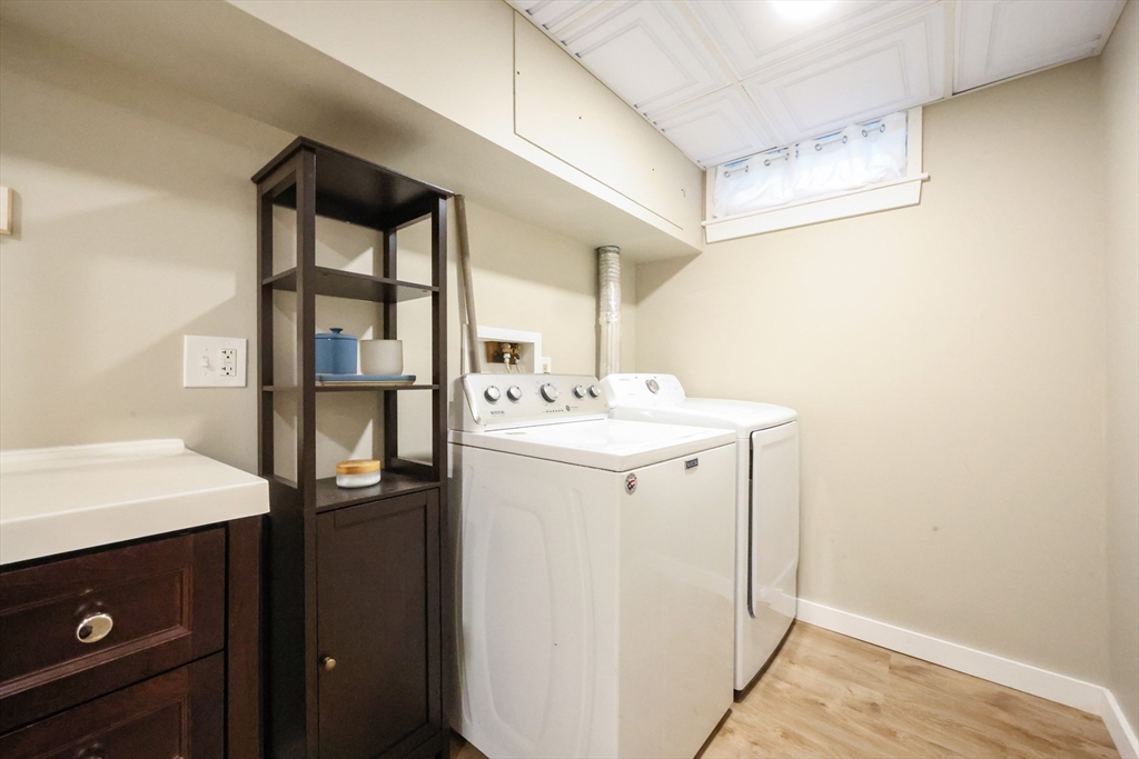 123 Harris Road Ashburnham, MA 01430 - Photo 24 of 32 a utility room with a sink dryer and washer