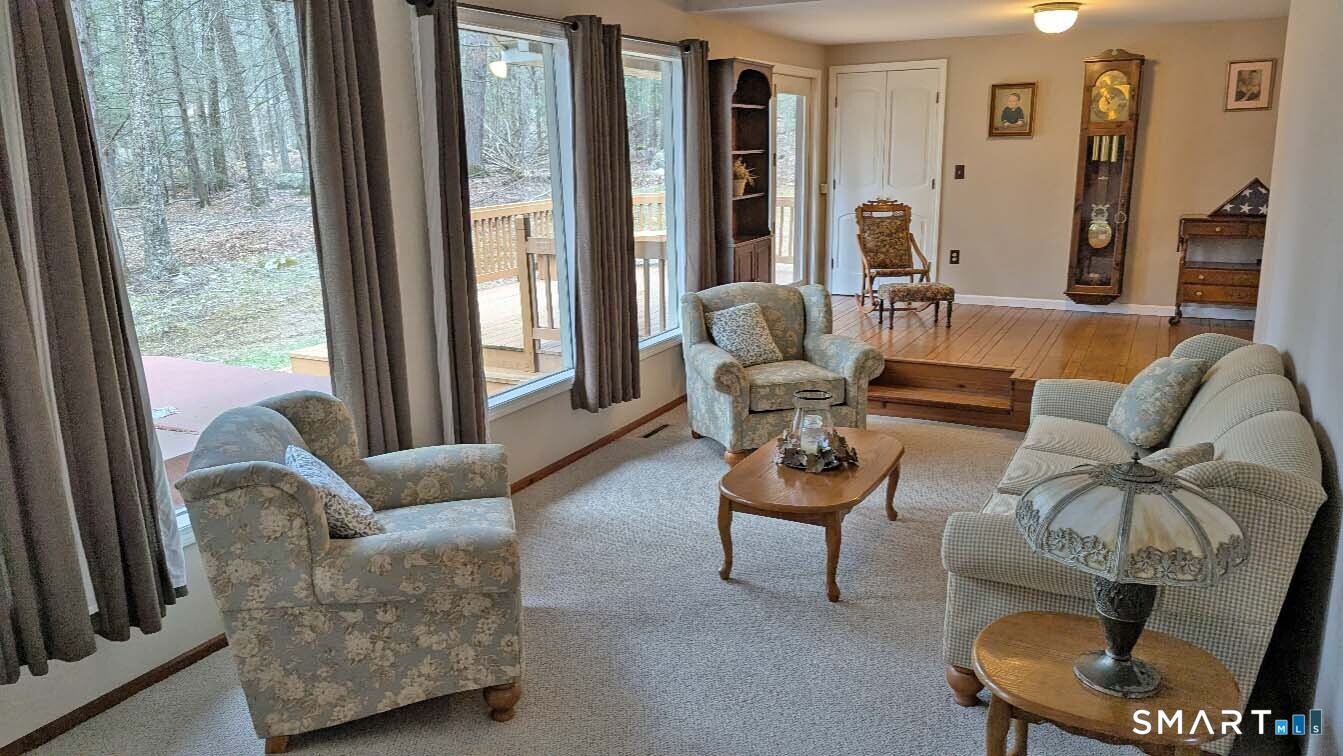 123 Old North Road Winchester, CT 06098 - Photo 3 of 28 Living room with many windows