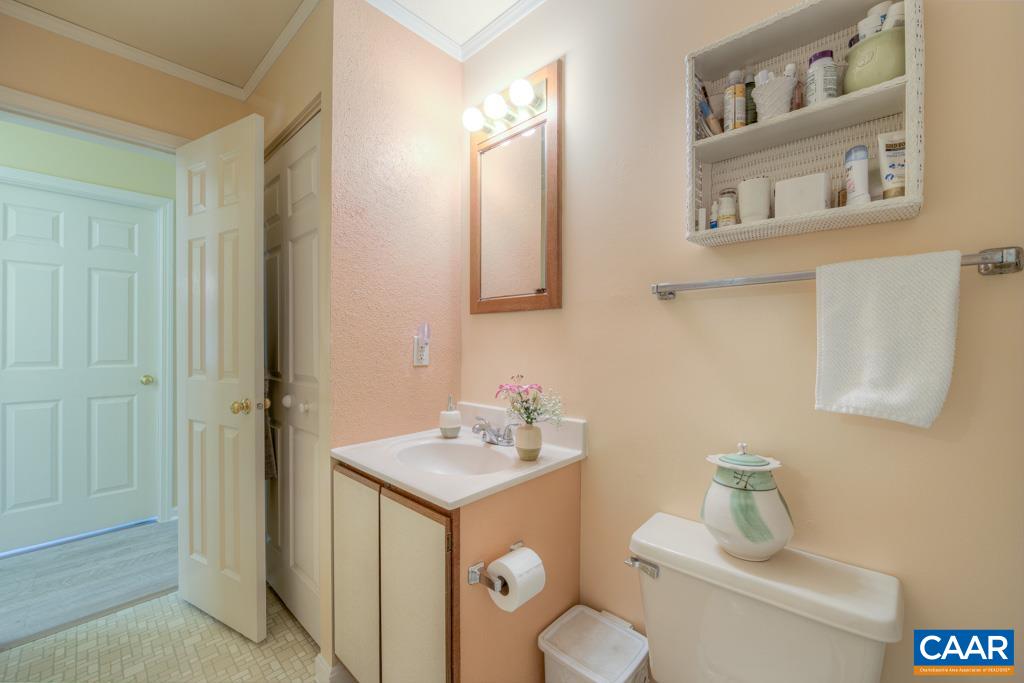 2475 Ridge Road Palmyra, VA 22963 - Photo 12 of 25 a bathroom with a sink a toilet and a mirror