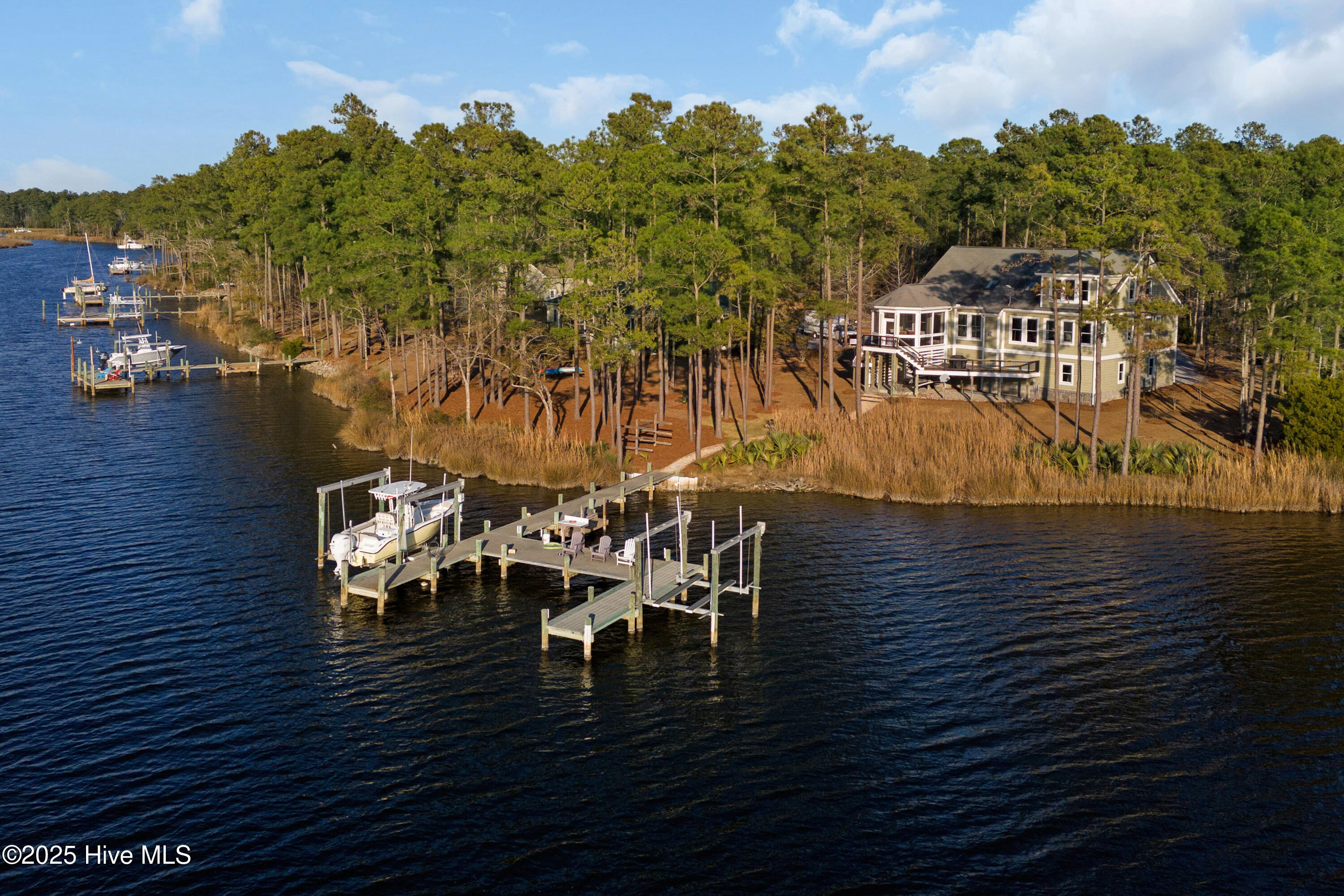 2896 Brown Creek Road Merritt, NC 28556 - Photo 53 of 59 Aerial View / Waterview