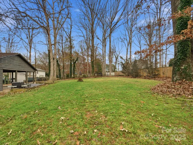 a view of outdoor space with seating space