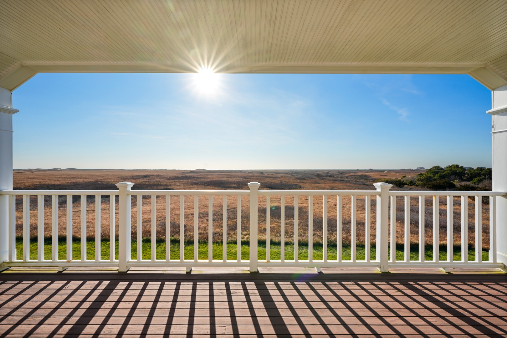 5 Cudweed Road Nantucket, MA 02554 - Photo 26 of 31 Private, ocean-facing covered deck off 2nd floor