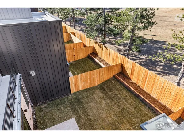 a view of balcony and wooden floor