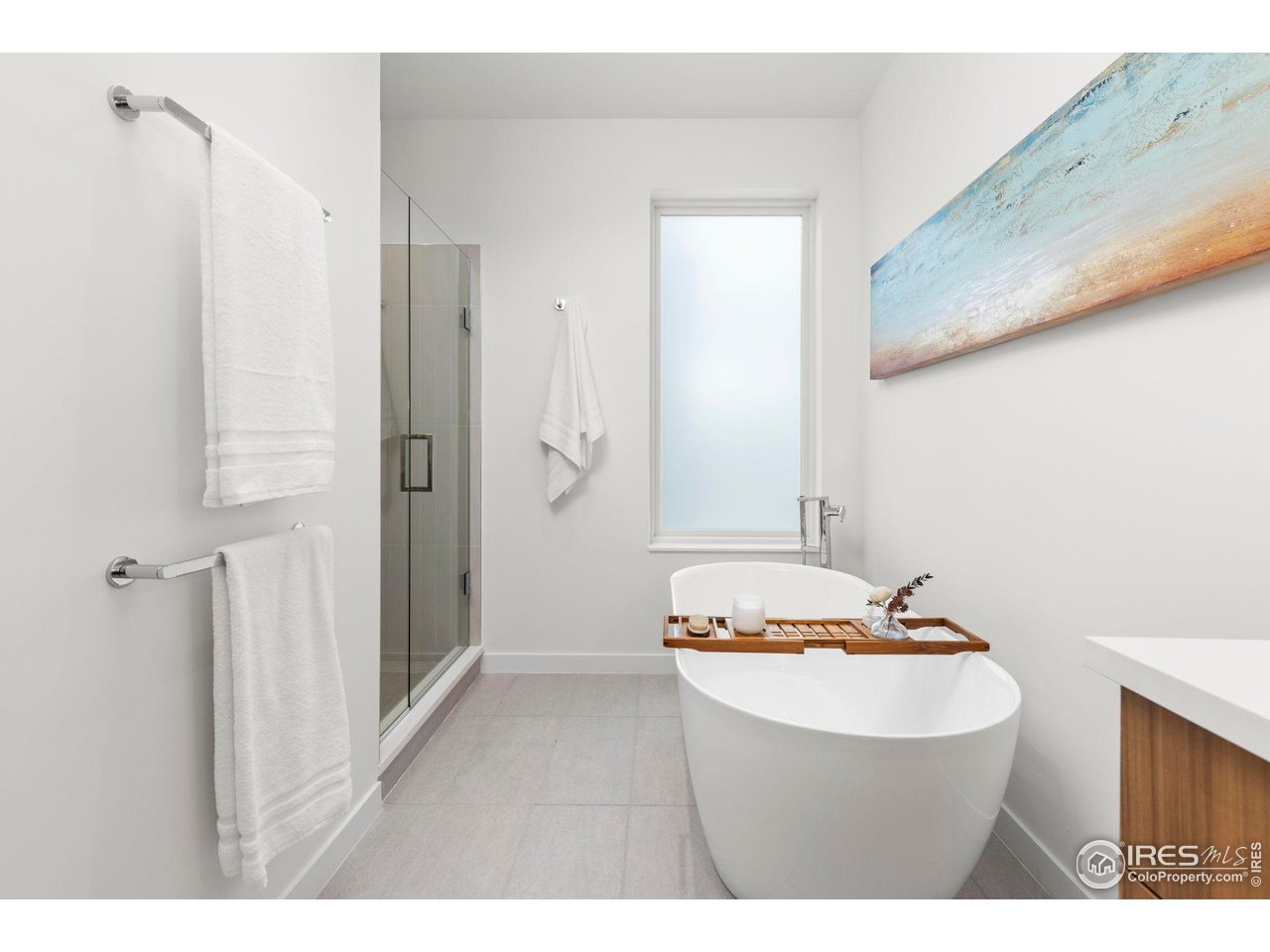 3319 Broadway Boulder, CO 80304 - Photo 37 of 38 a bathroom with a sink and mirror