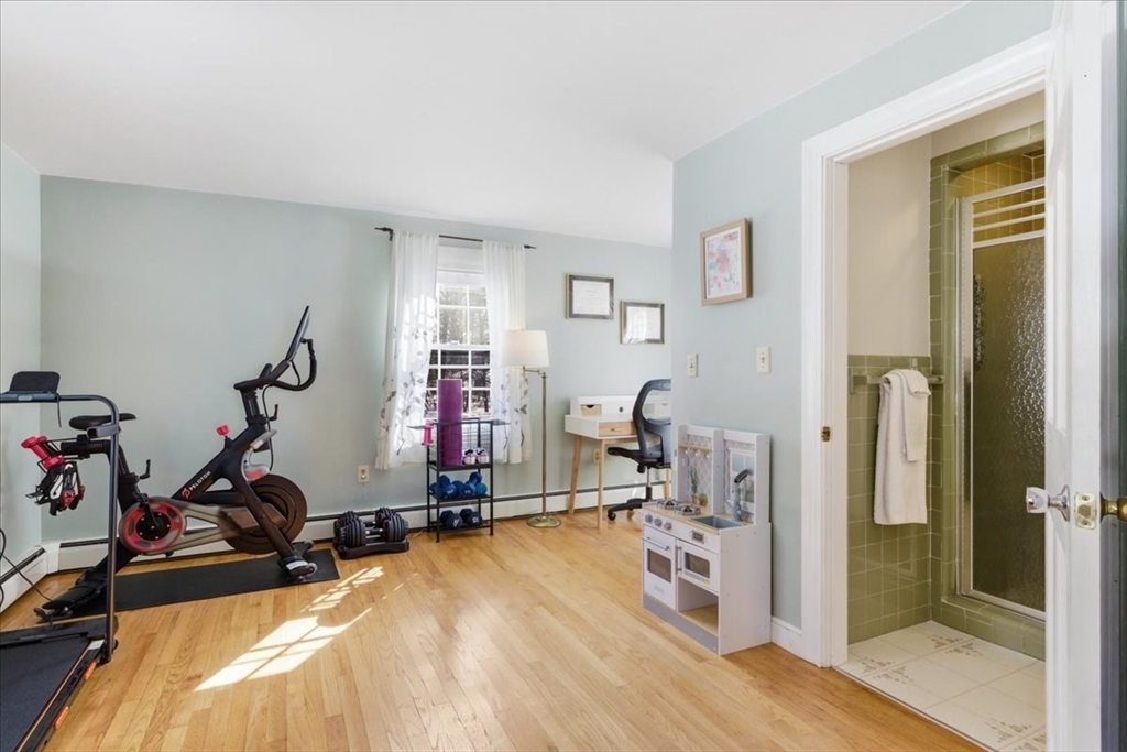 46 Park Street Dedham, MA 02026 - Photo 12 of 35 a view of a room with gym equipment