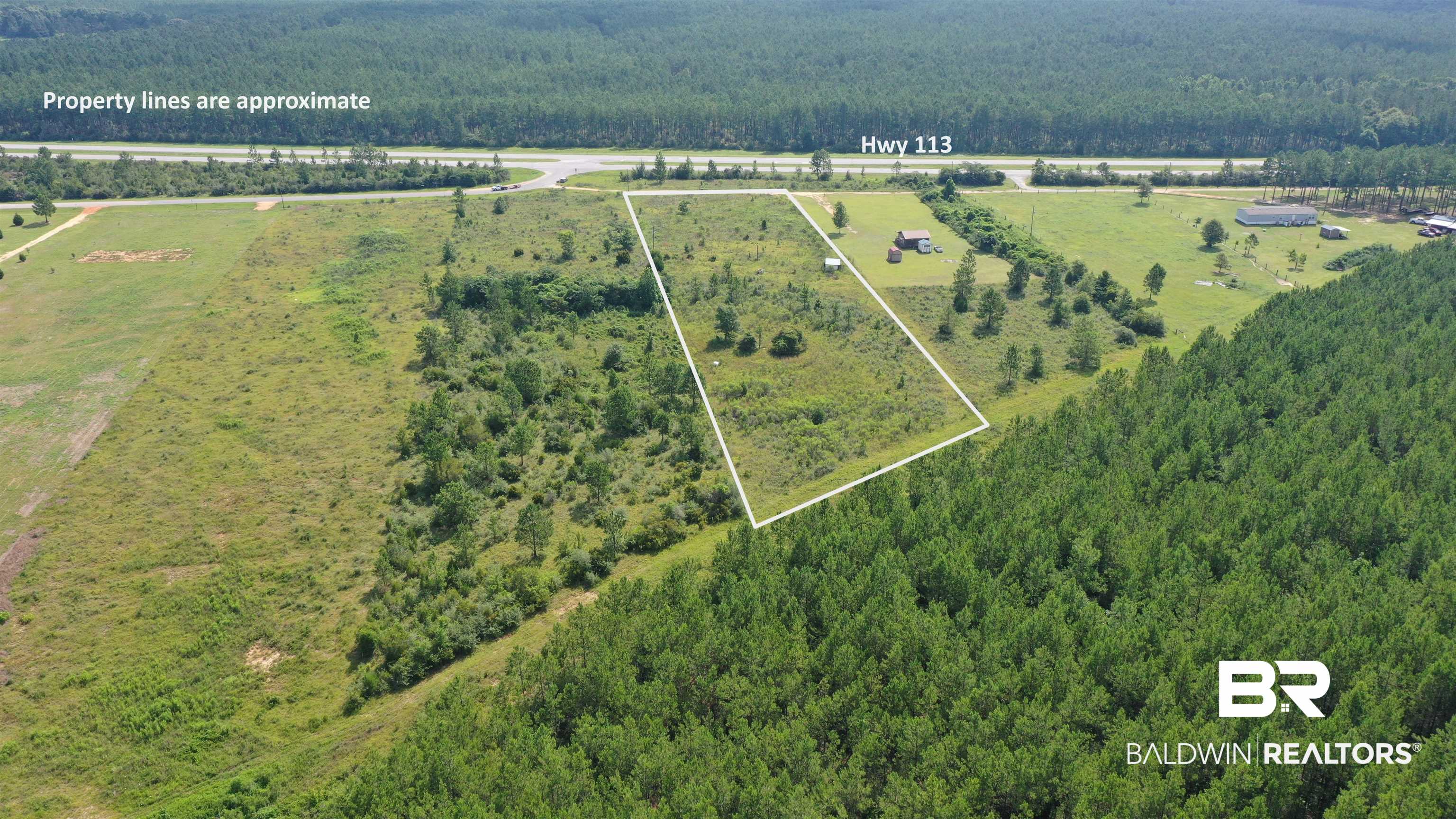 0 Highway 113 Flomaton, AL 36441 - Photo 3 of 24 Birds eye view of property featuring a rural view