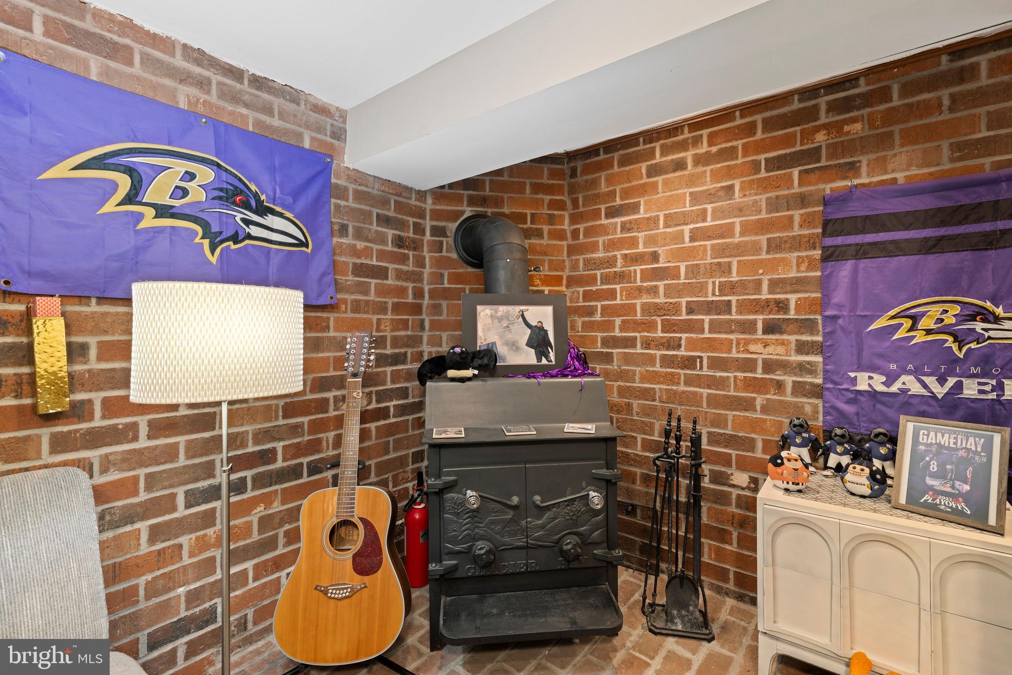 8169 Park Haven Road Baltimore, MD 21222 - Photo 22 of 32 Wood burning stove in the finished lower level