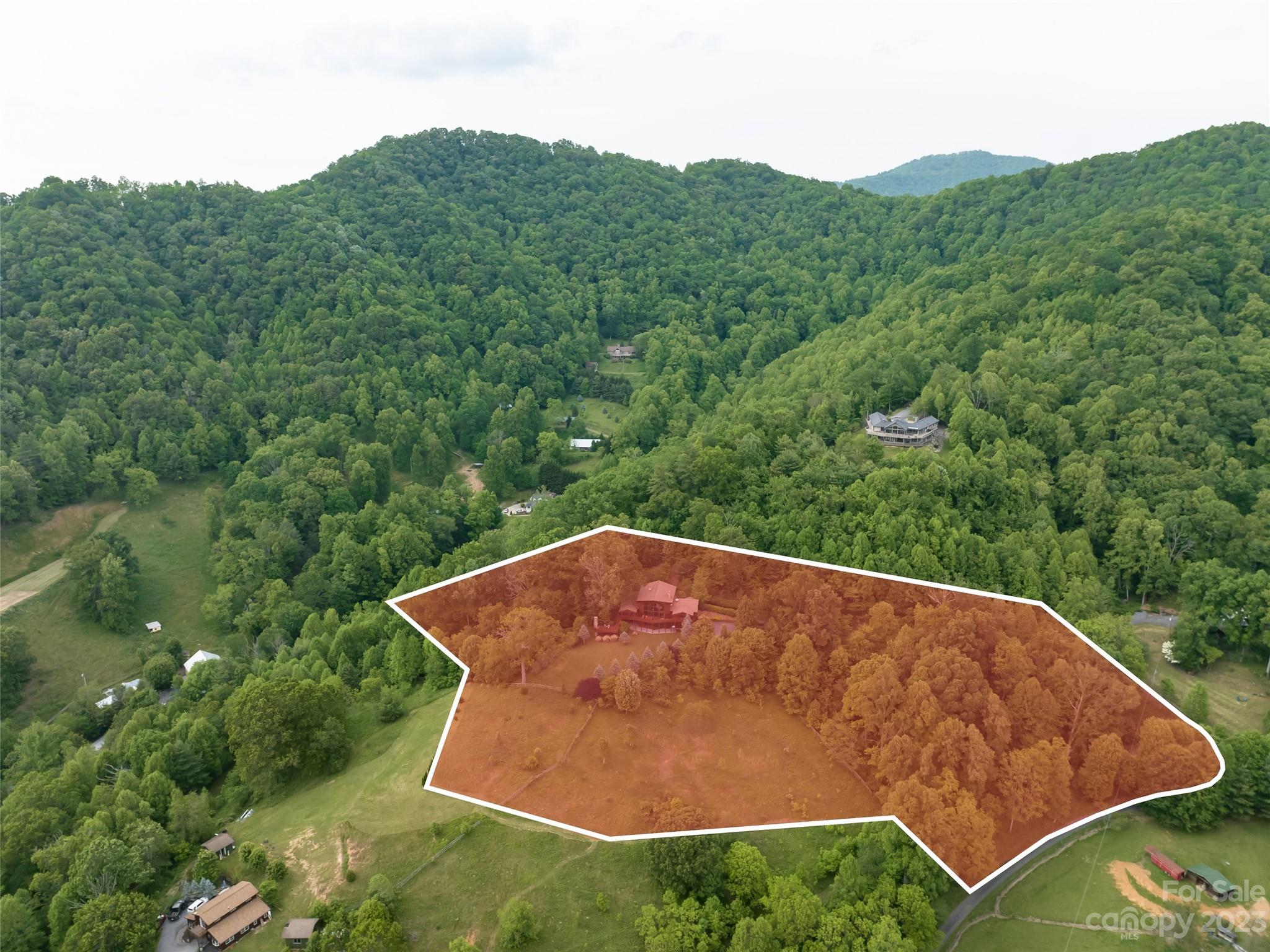 323 Lucky Lane Clyde, NC 28721 - Photo 43 of 48 a view of outdoor space yard and mountain view