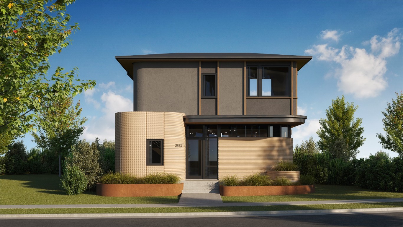 3600 Tom Miller Street, Unit 2 Austin, TX 78723 - Photo 5 of 9 a front view of a house with garden