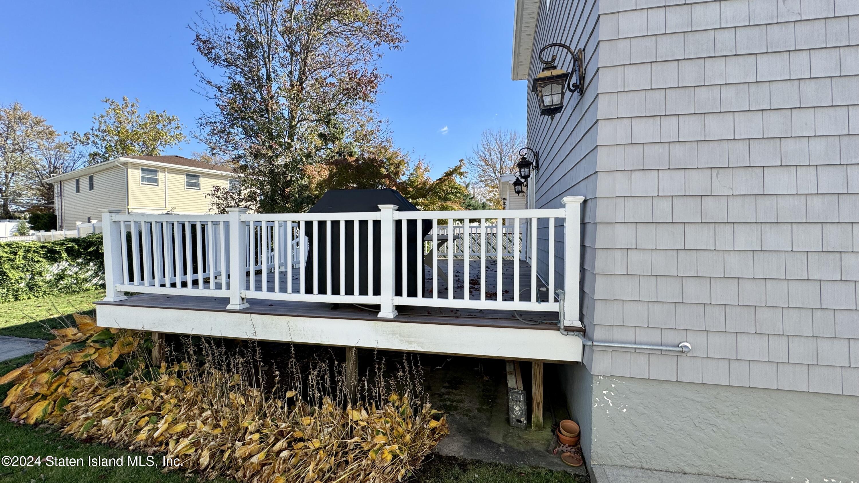 35 Ely Avenue Staten Island, NY 10312 - Photo 35 of 37 Backyard trex deck w: bbq