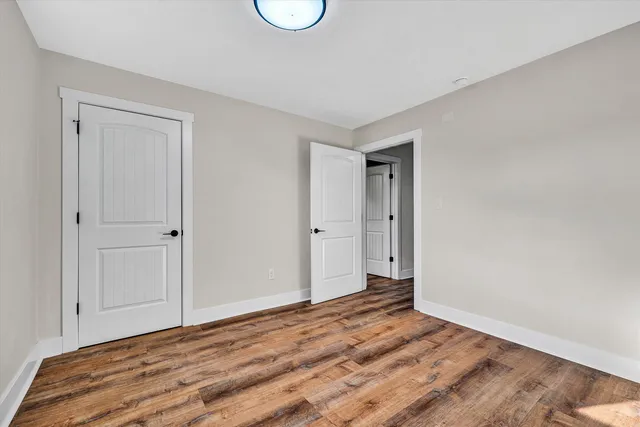 a living room with a fireplace