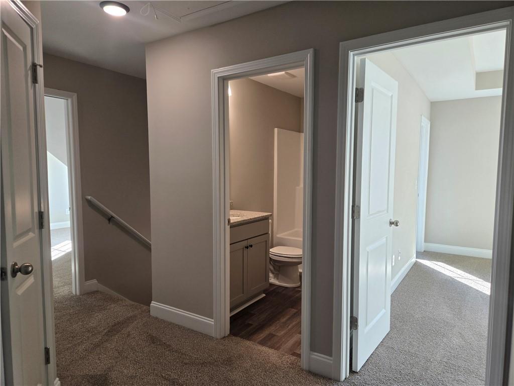 2970 Cannon Bridge Road Demorest, GA 30535 - Photo 23 of 36 a view of a bathroom from a hallway