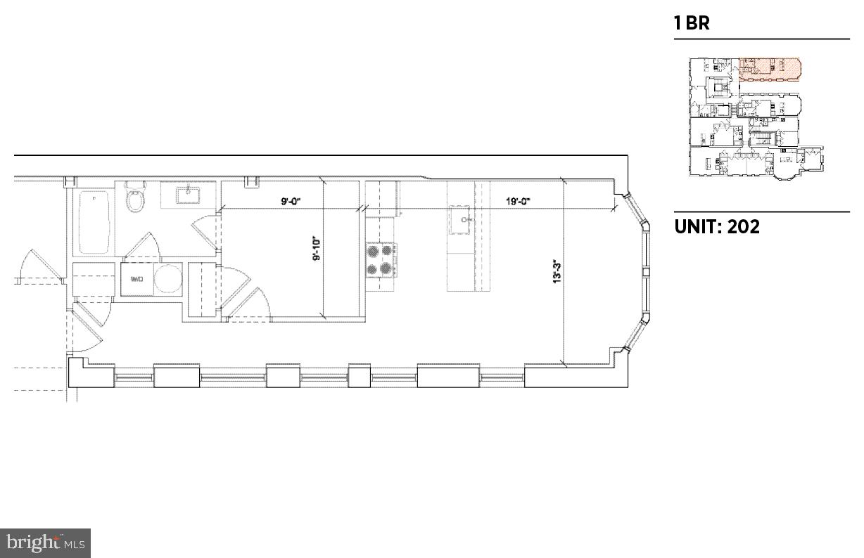 1201 North Charles Street, Unit 2BR Baltimore, MD 21201 - Photo 14 of 19 a picture of a room