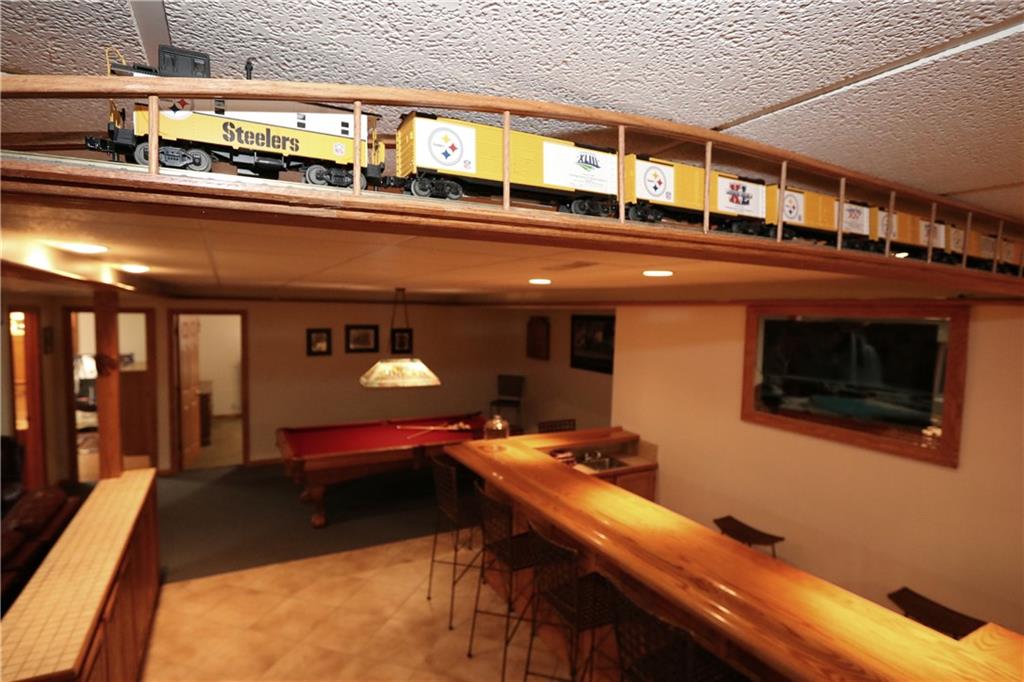 2143 Prospect Road Prospect, PA 16052 - Photo 20 of 25 Train circles overhead above bar!