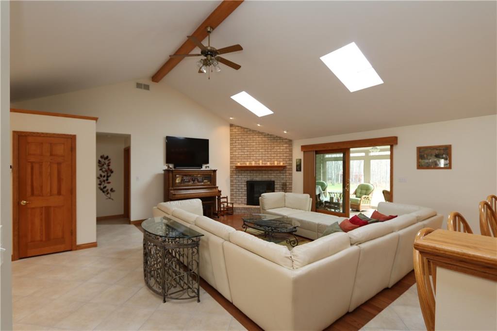 2143 Prospect Road Prospect, PA 16052 - Photo 4 of 25 Great room w/cathedral ceiling & fireplace