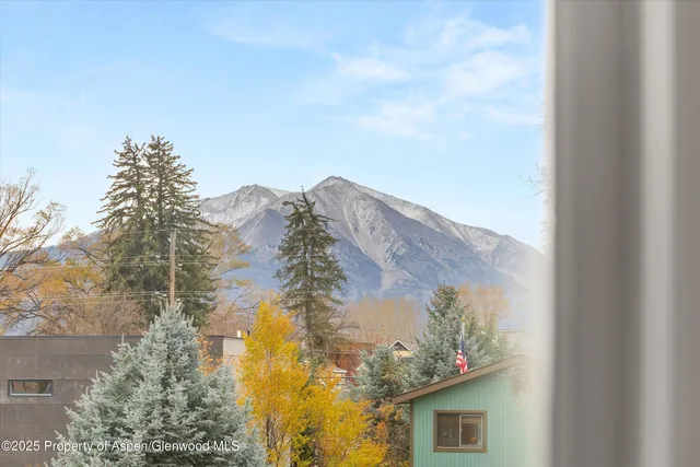 a view of a tree in front of a house