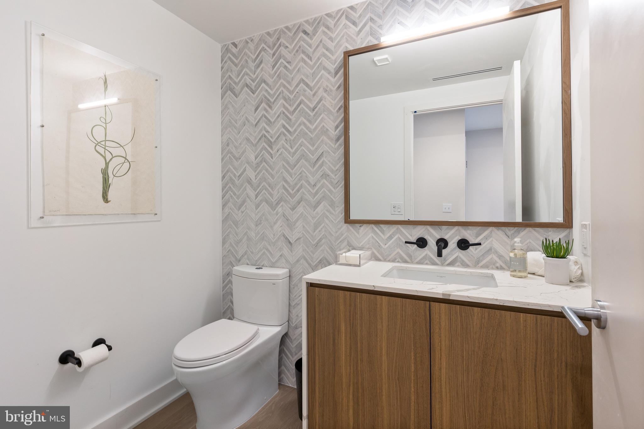1328 8th Street Northwest Washington, DC 20001 - Photo 18 of 55 Level One Powder Room