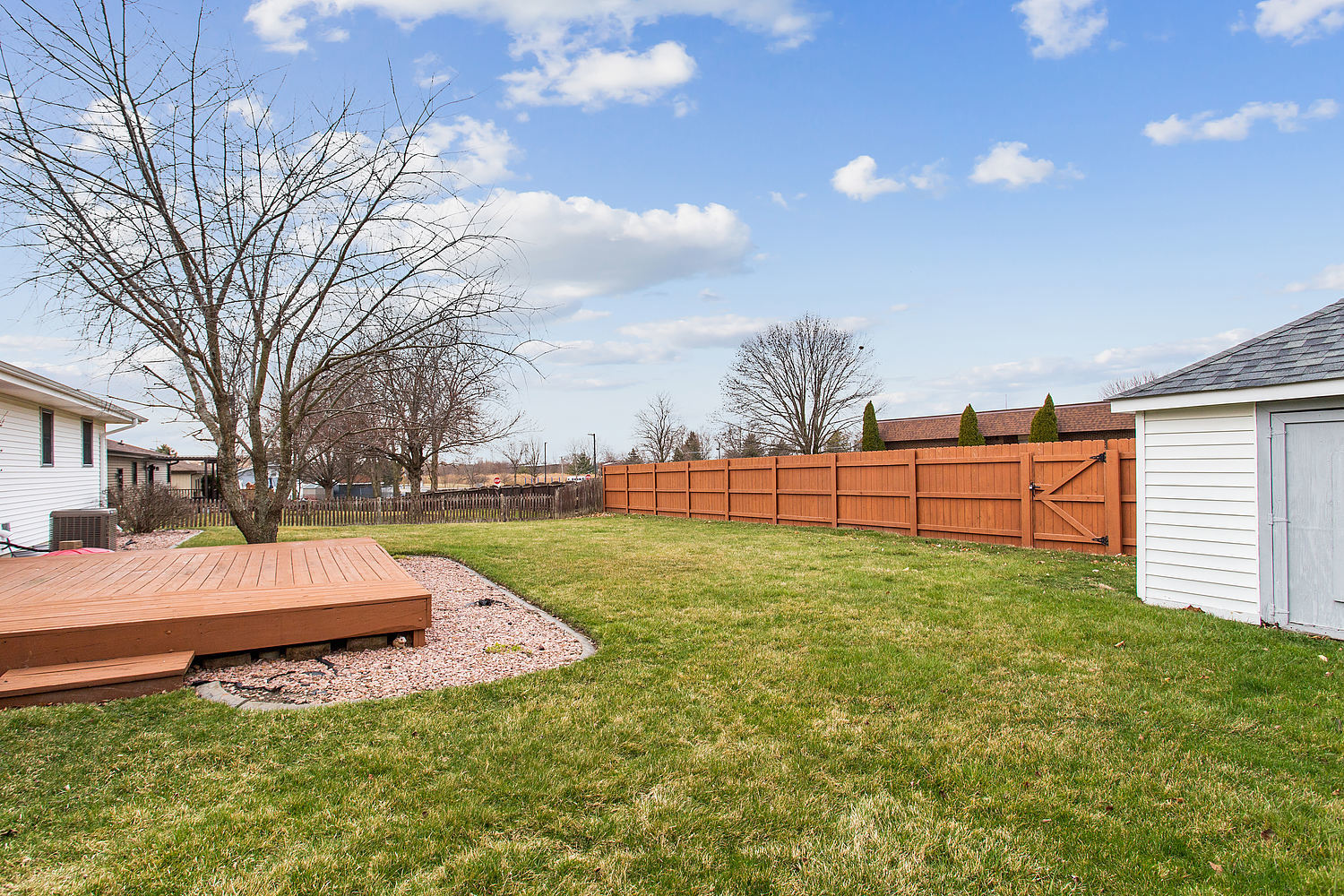 929 South Bentley Road New Lenox, IL 60451 - Photo 16 of 18 a view of yard with swimming pool and trees