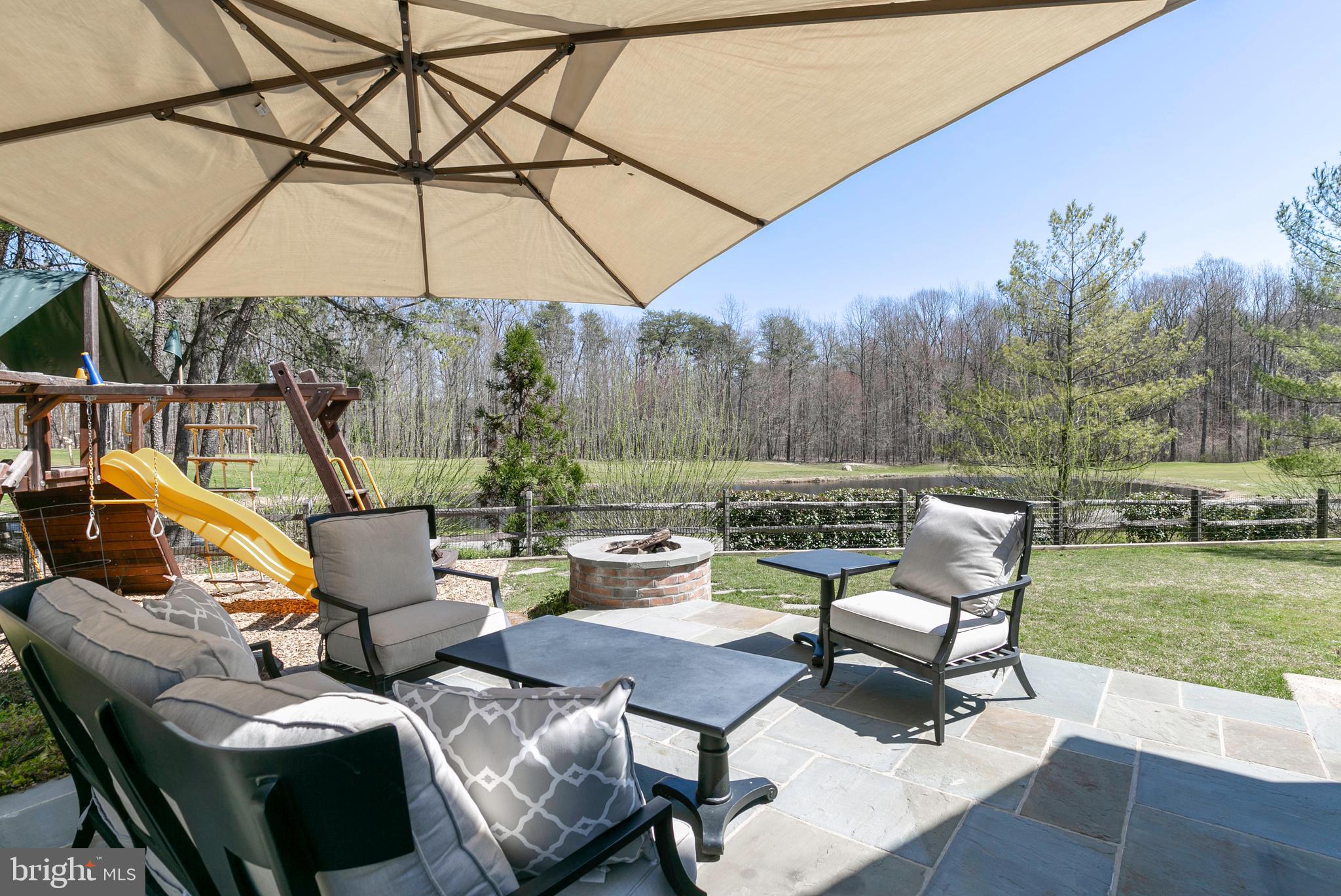 4 Watkins Row Edgewater, MD 21037 - Photo 4 of 19 Patio With View to the Golf Course