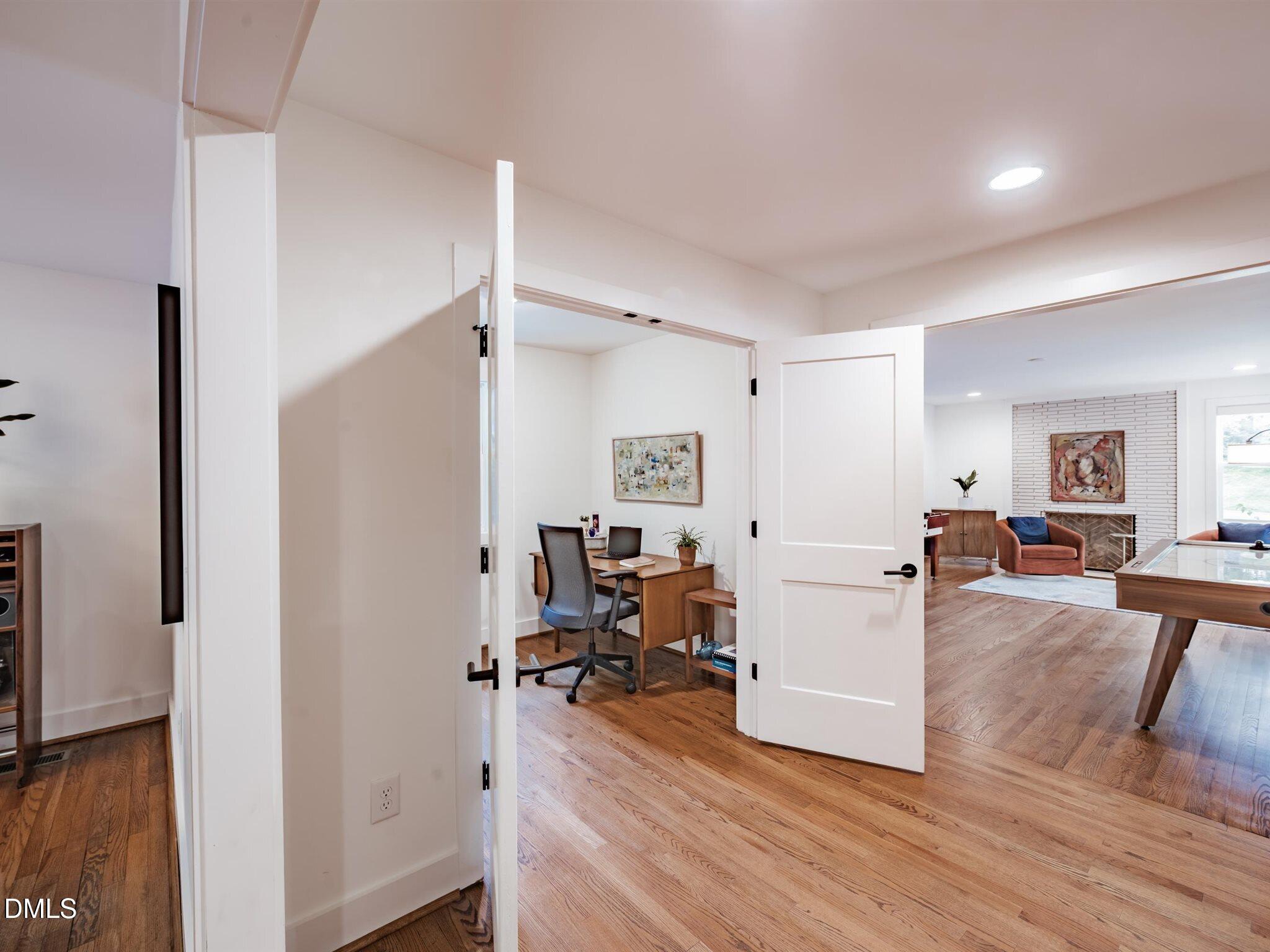 828 Woodburn Road Raleigh, NC 27605 - Photo 15 of 76 17-Study_Family Room