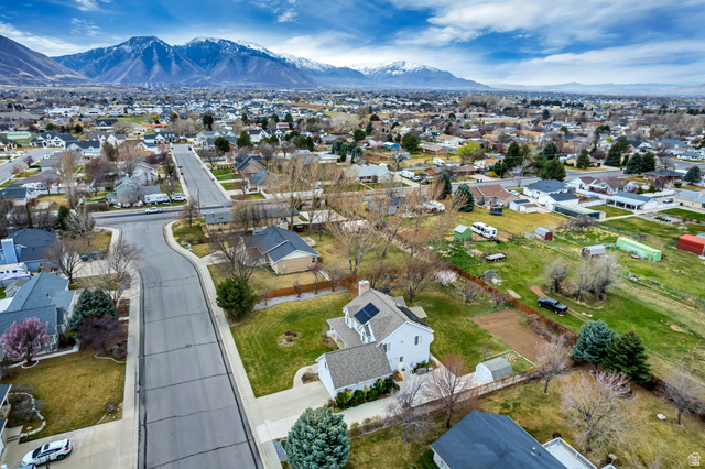 1697 North 500 West Mapleton, UT 84664 - Photo 45 of 50 Aerial view of residential area featuring mountains