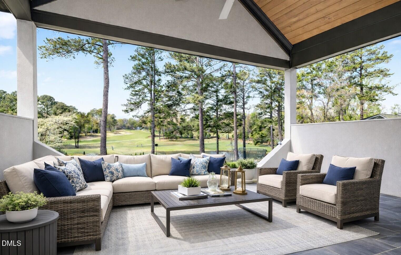 7017 Rainwater Road Raleigh, NC 27615 - Photo 54 of 70 2nd Level Bonus Room Porch_Virtually Sta
