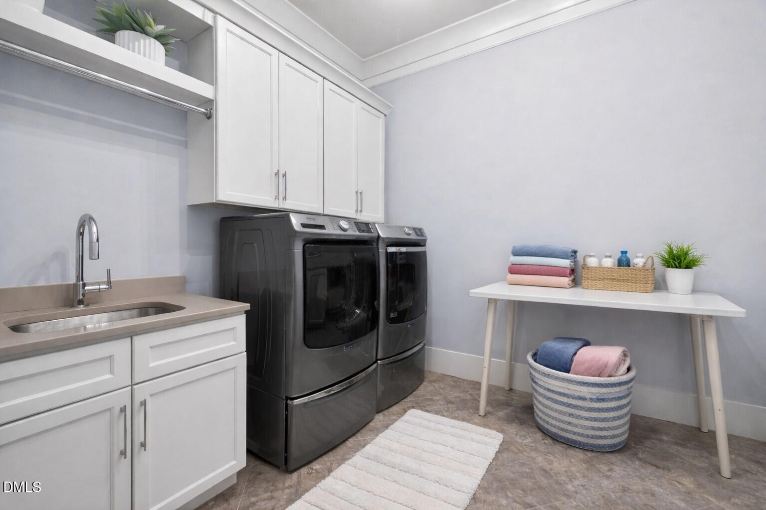 7017 Rainwater Road Raleigh, NC 27615 - Photo 56 of 70 Bright and airy laundry room decor